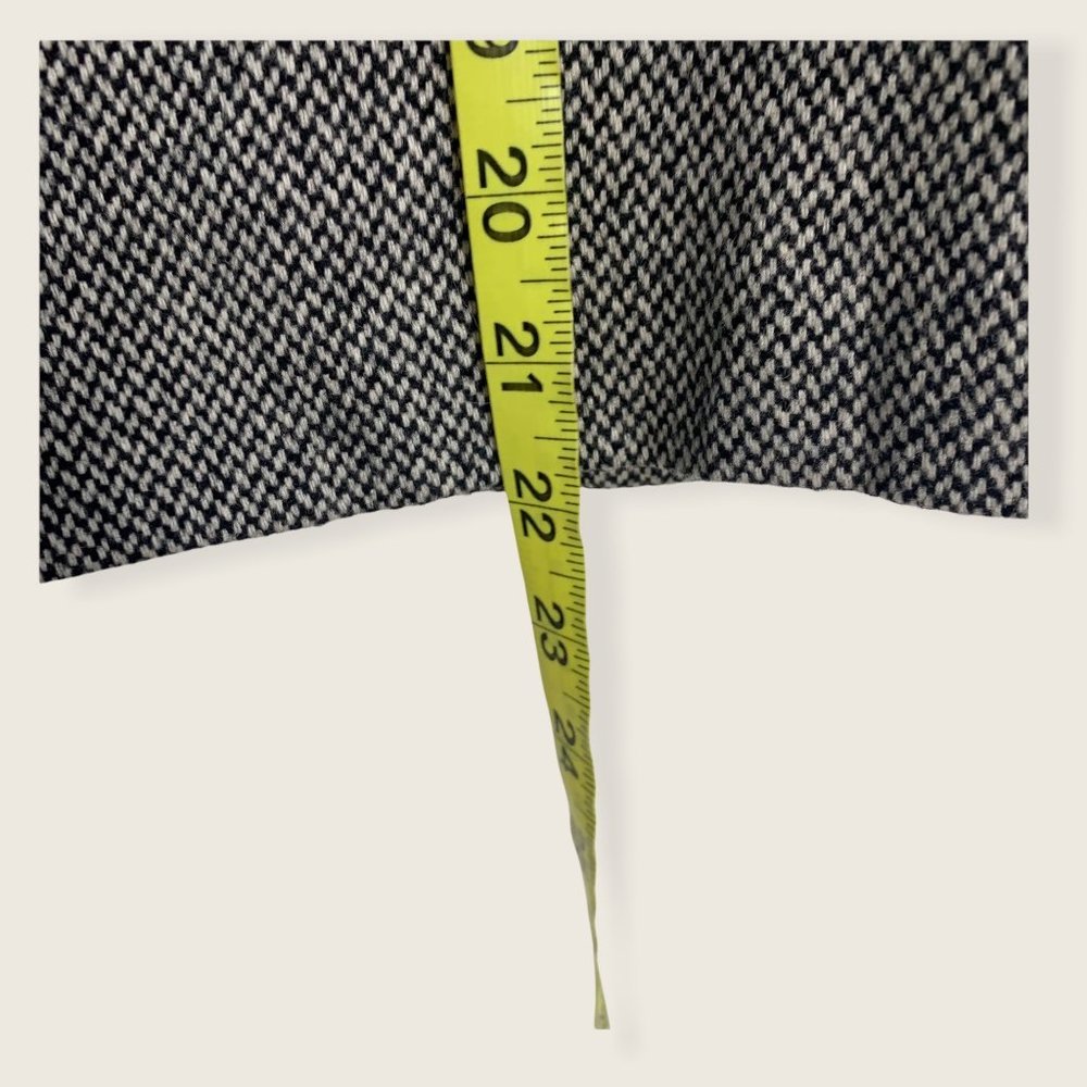 Vintage 90s Valentino Miss V Grey Lana Wool Skirt Size 6 - Picture 6 of 12